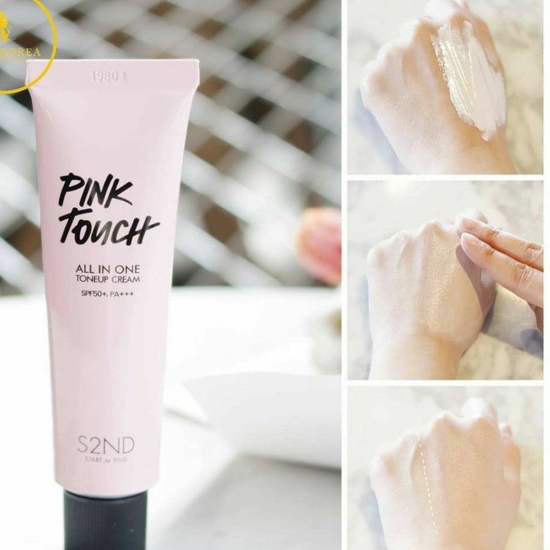 Gói sample chống nắng, nâng tone, dưỡng trắng PINK TOUCH S2ND SPF50+ PA+++ | BigBuy360 - bigbuy360.vn