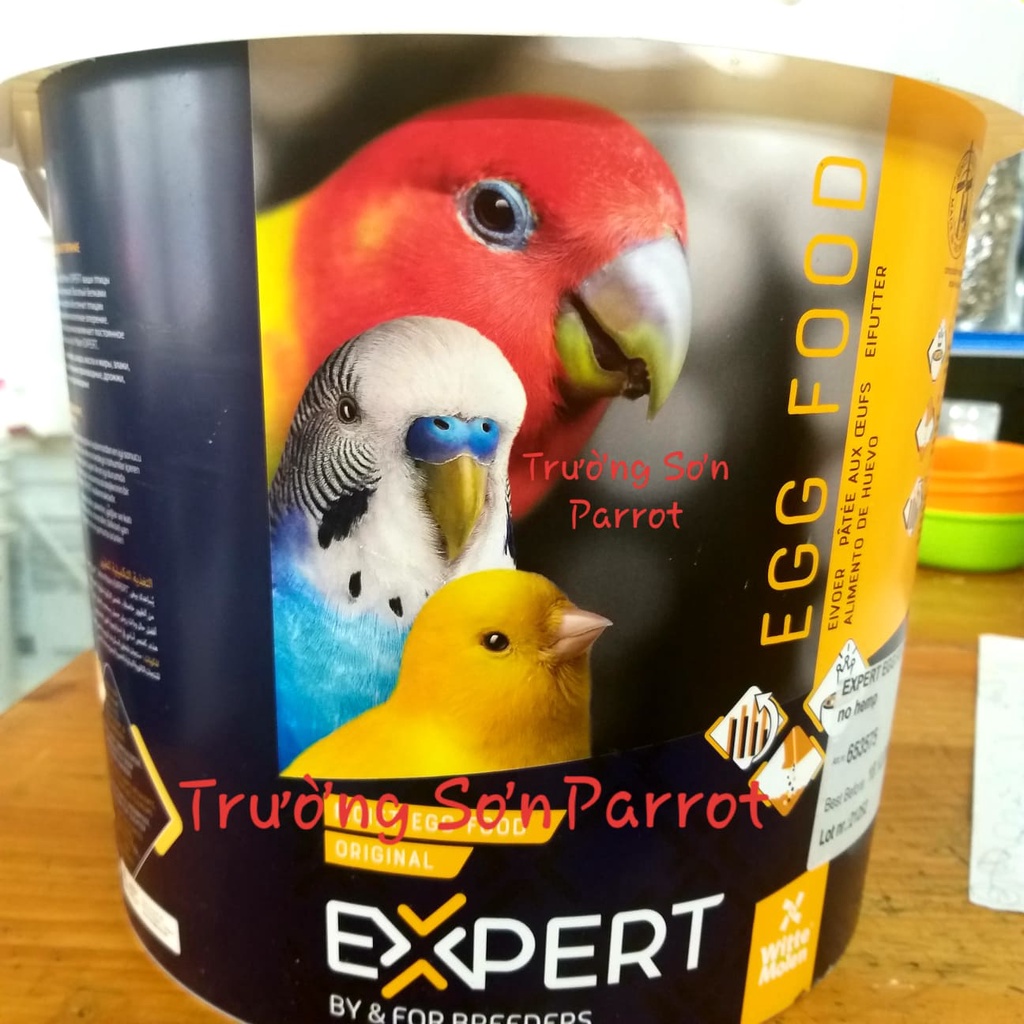 100g cám trứng Expert cho chim vẹt, yến hót, yến phụng, lovebird, parrolet,...