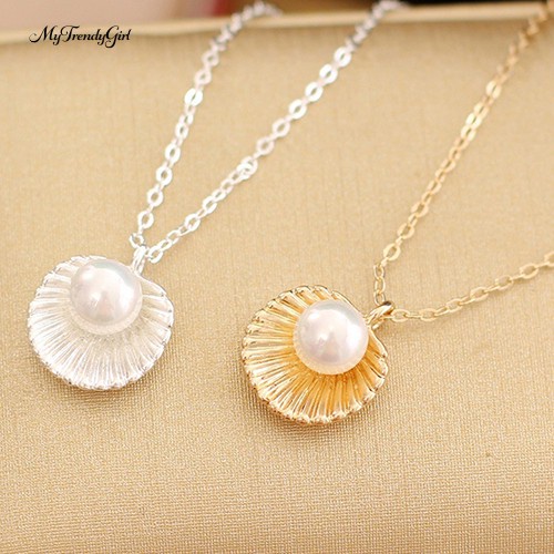 (Ne) Vòng cổ ngọc trai có mặt dây YR cho nữ