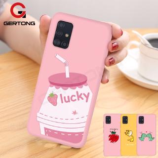 Ốp điện thoại TPU silicone hình xinh xắn cho Samsung Galaxy A51 A71 S20 Plus
