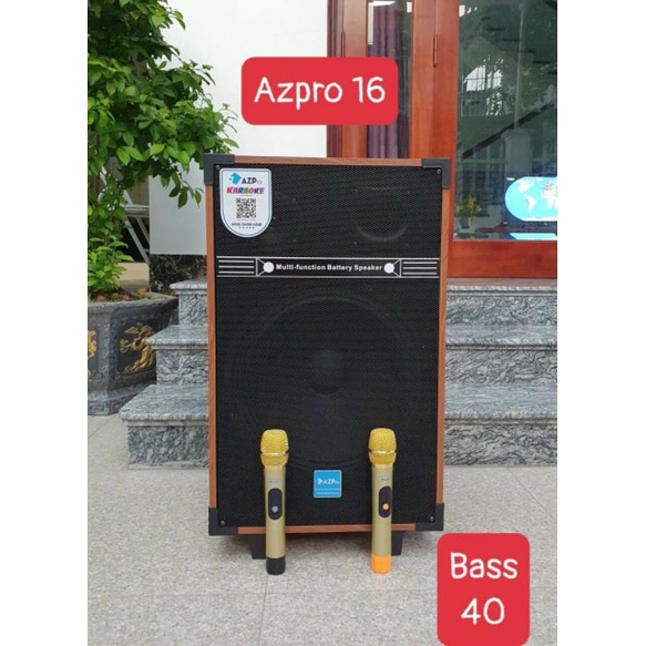 Loa kéo Azpro az16 bass 40 loa 3 đường tiếng hàng chính hãng nghe nhạc,karaoke đỉnh cao, giải tần rộng.