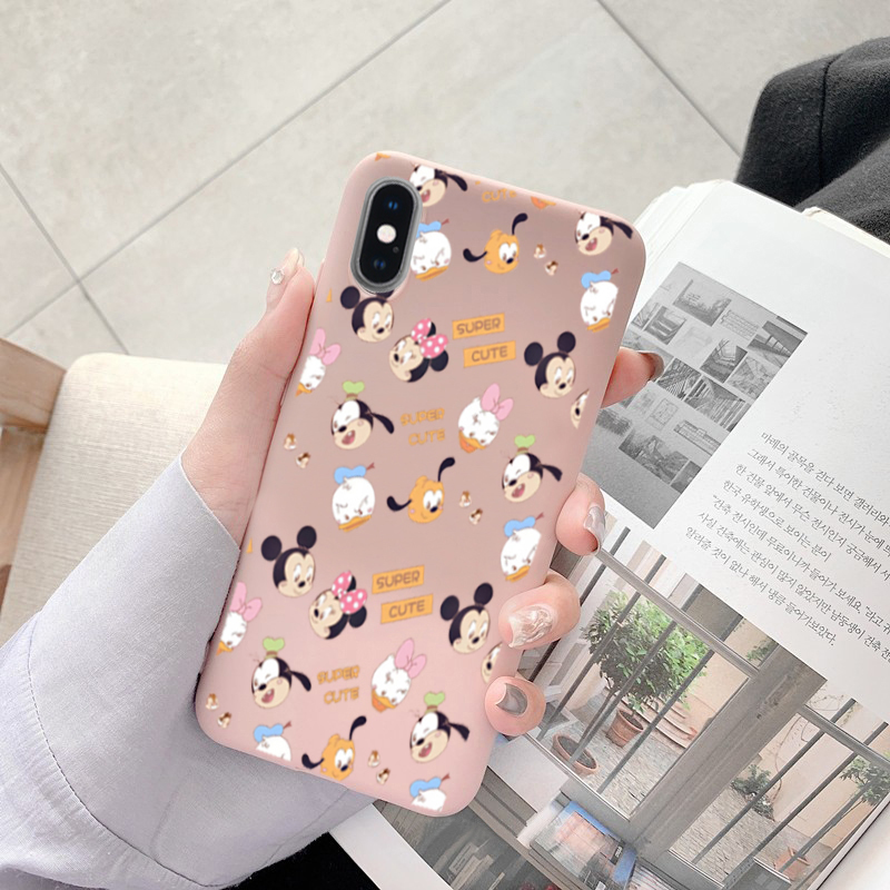 MINNIE HUAWEI Ốp Lưng Silicone In Hình Mickey Minnie Cho Huawei Nova 7i 3i 3e 4 4e 5t 5z 6se P20 P30 P40 P20Lite Mate20 Mate30 Mate20Lite Honor 8x 9x 20