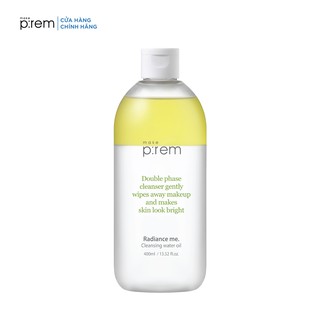 Tẩy trang dạng dầu - nước MAKE P:REM Radiance Me. Cleansing Water Oil 400ml
