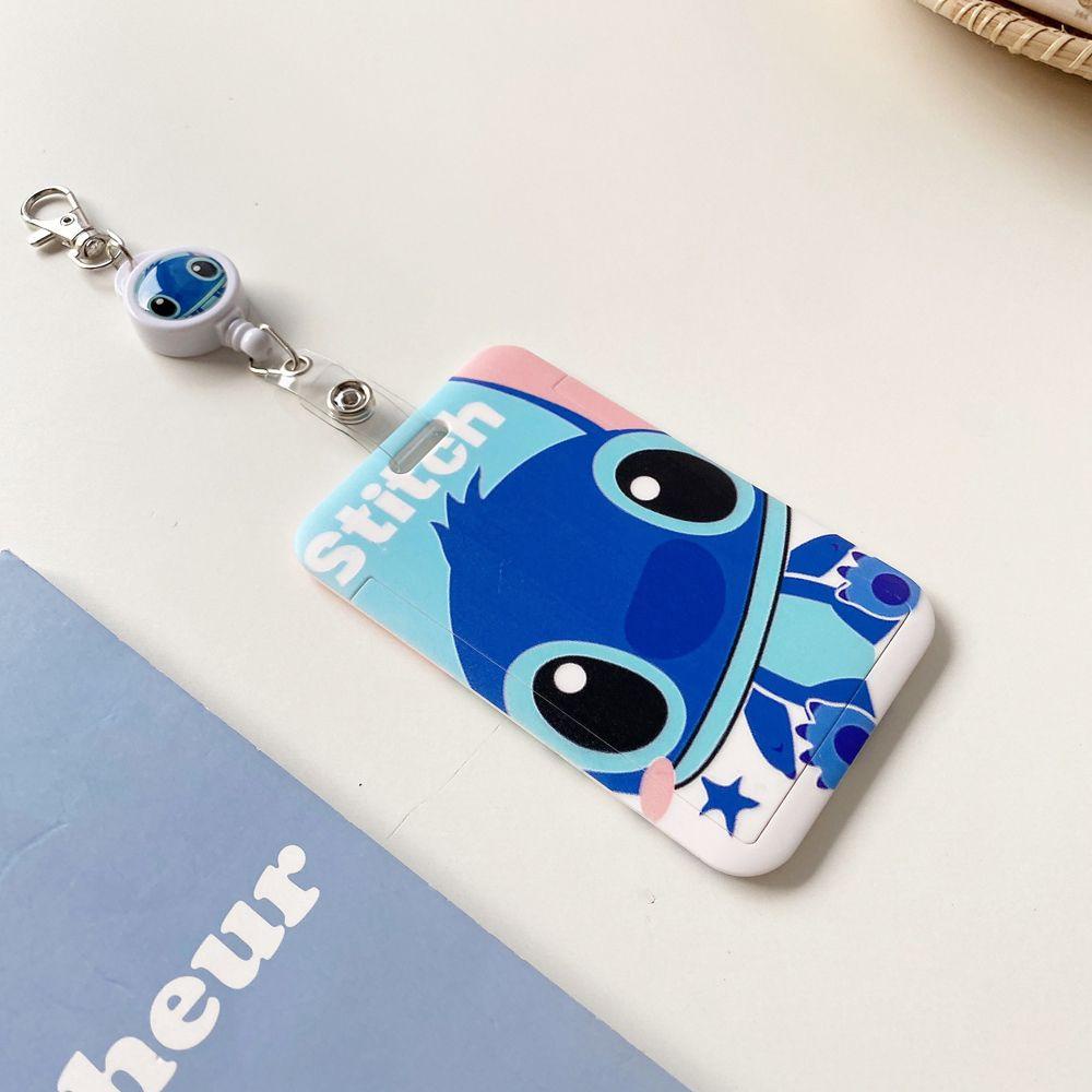 Ví Đựng Thẻ Hình Stitch Xinh Xắn Cho Bé Gái