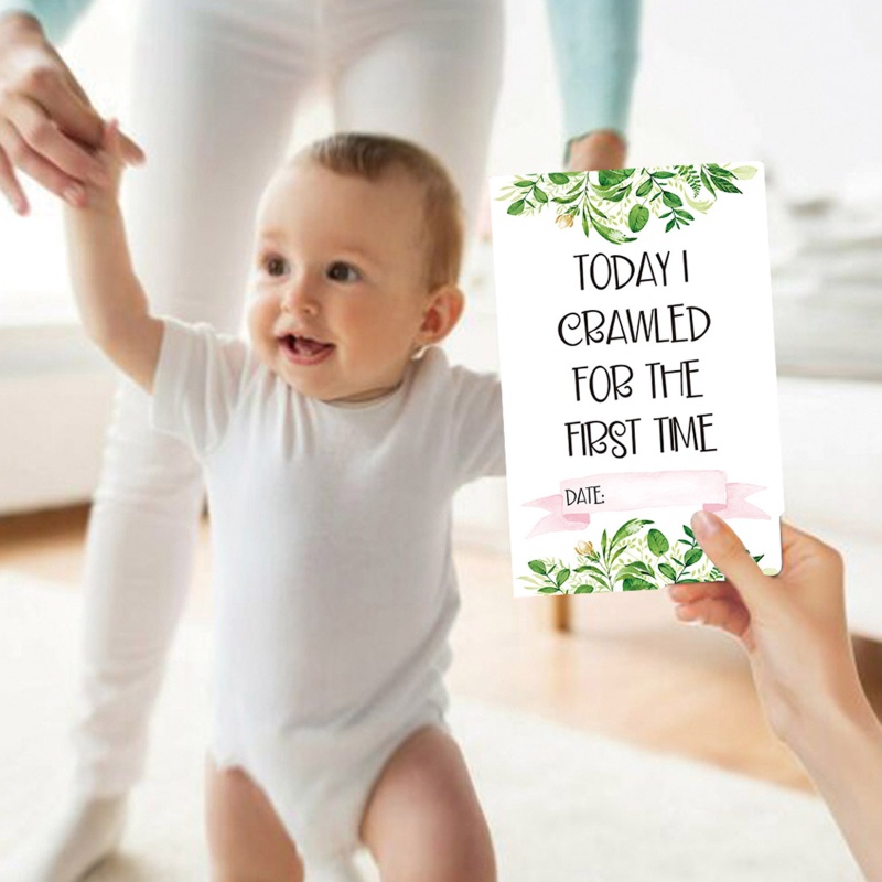 Thẻ Hình Dùng Làm Quà Lưu Niệm Cho Bé Sơ Sinh 0-12 Tháng Tuổi