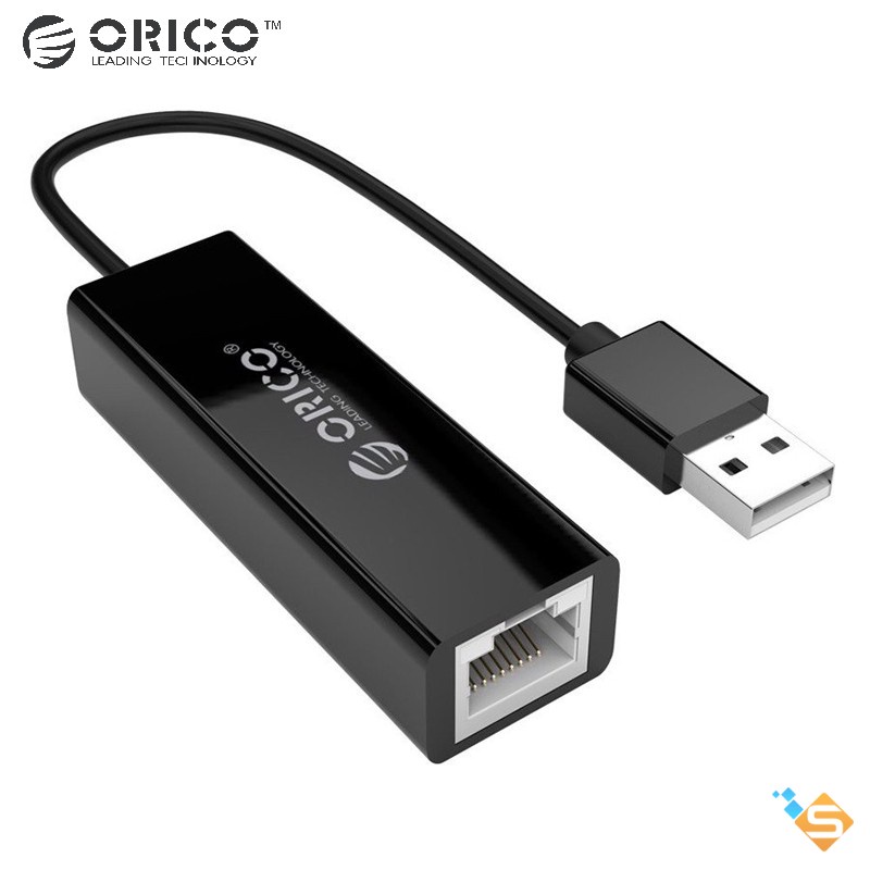 Bộ chuyển đổi cổng USB 2.0 USB 3.0 sang cổng mạng LAN Orico UTJ-U2 ỤT-U3 - Bảo Hành Chính Hãng 12 Tháng