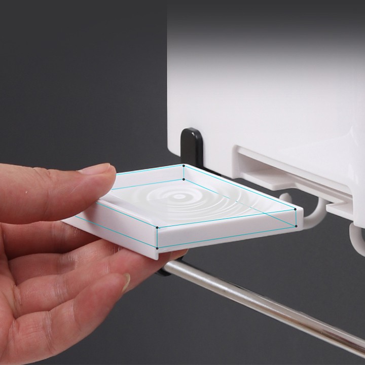 Ống cắm đũa thìa muỗng dao nhà bếp ECOCO_hộp đựng đũa thìa dán tường - re0232