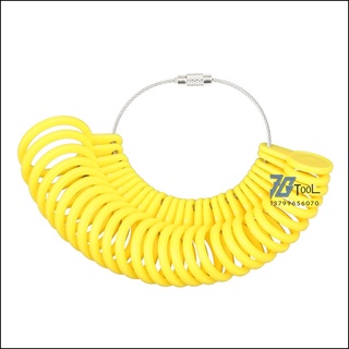 Bộ đo ni nhẫn bằng nhựa từ 1 đến 33 - dụng cụ đo size nhẫn