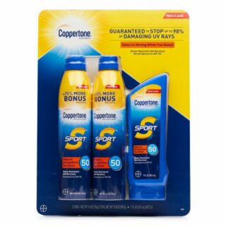 Kem Chống Nắng Thể Thao Coppertone Hàng Mỹ