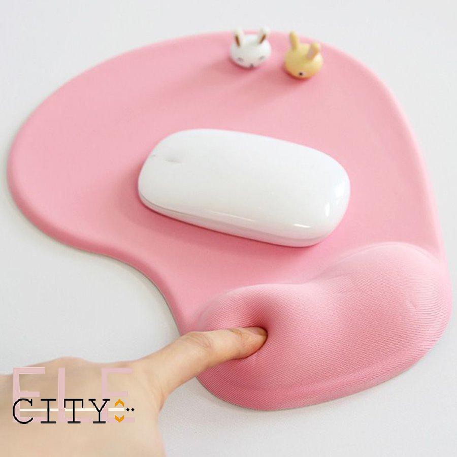 Ele】⚡⚡Miếng lót chuột bằng silicone mềm mại có đệm tay dành cho máy tính xách tay/ máy tính để bàn