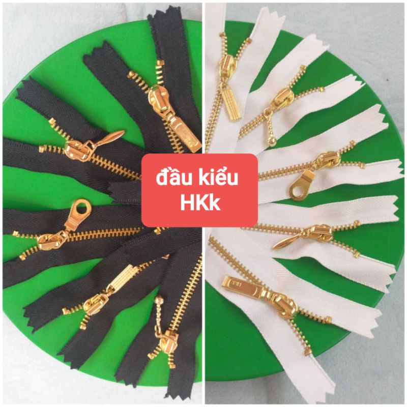 dây kéo răng vàng HKK răng 3