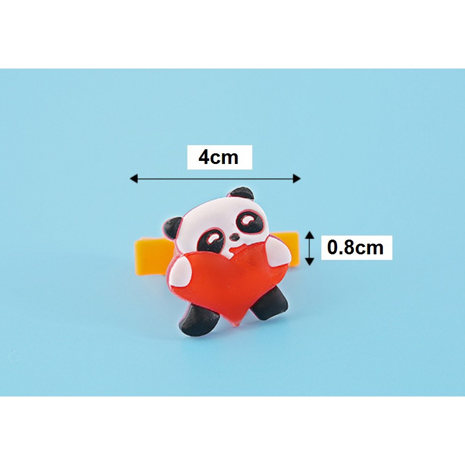 Đồng hồ đeo tay trong suốt có đèn LED phong cách hoạt hình xinh xắn
