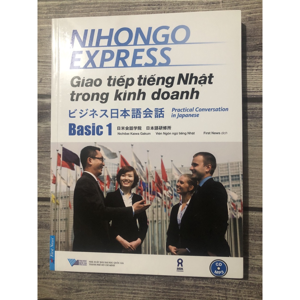 Sách - Combo Giáo trình giao tiếp tiếng Nhật trong kinh doanh Nihongo Express Bijinesu Nihongo Kaiwa