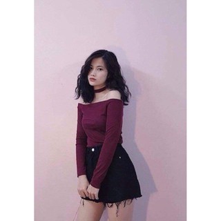 áo trễ vai choker