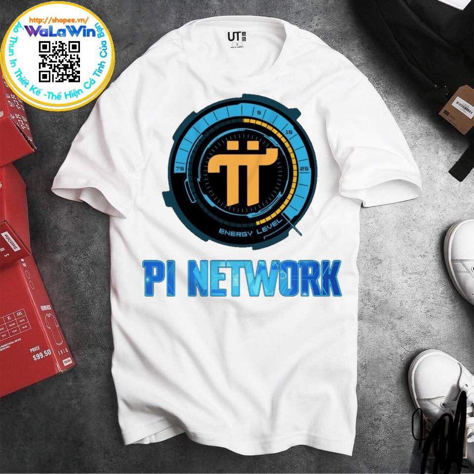 Áo thun tay ngắn đủ size mẫu Pi Network (Digital)