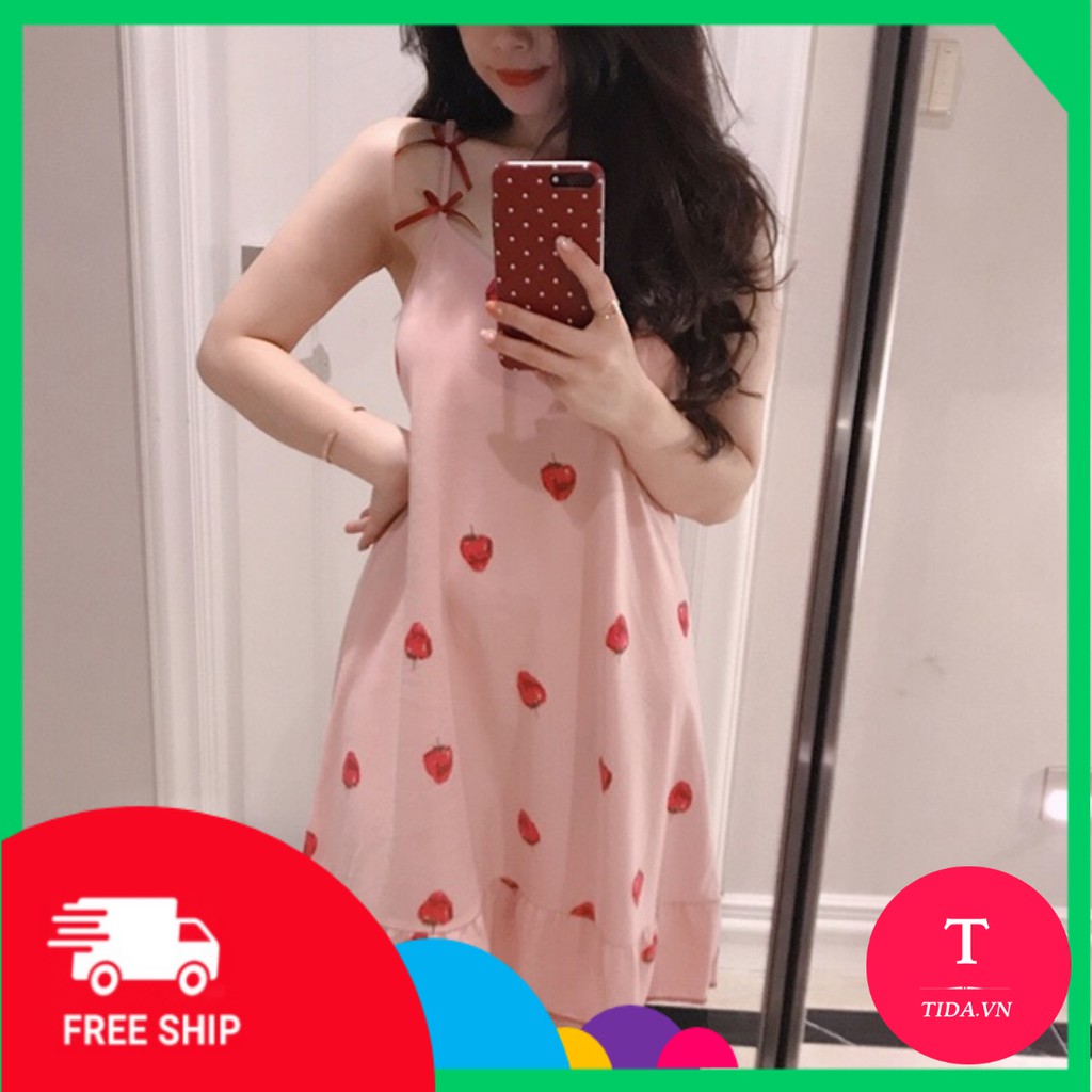 [GIÁ HỦY DIỆT] 🔷FREESHIP🔷 VÁY NGỦ 2 DÂY HOT HIT 2019 (4 màu kèm video) | BigBuy360 - bigbuy360.vn