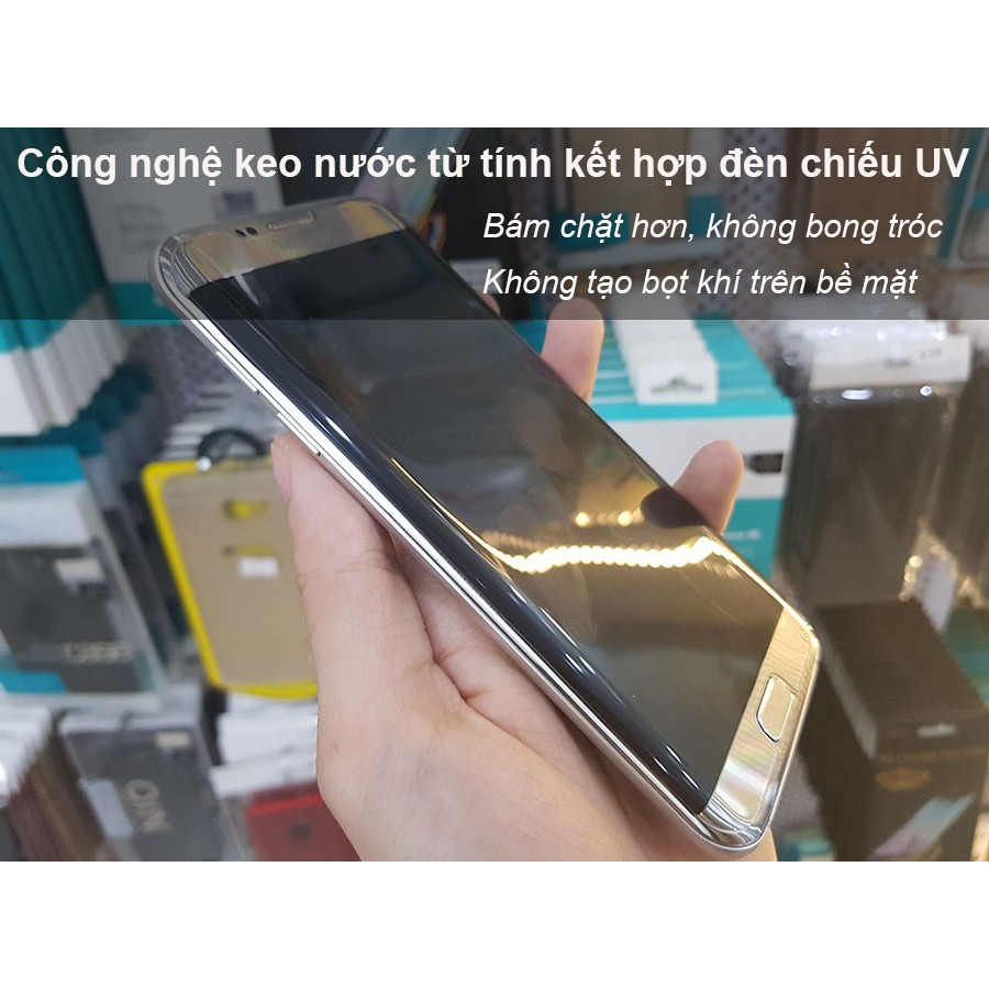 [FREESHIP] CƯỜNG LỰC FULL KEO NƯỚC UV CHO S7 EDGE LOẠI MỚI