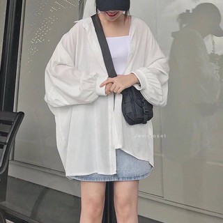 ��áo sơ mi trắng tay bồng 1 túi