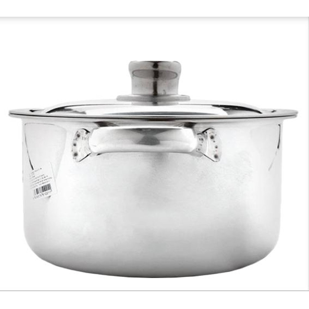 Nồi inox Vietcook nắp inox 3 đáy- size 24cm