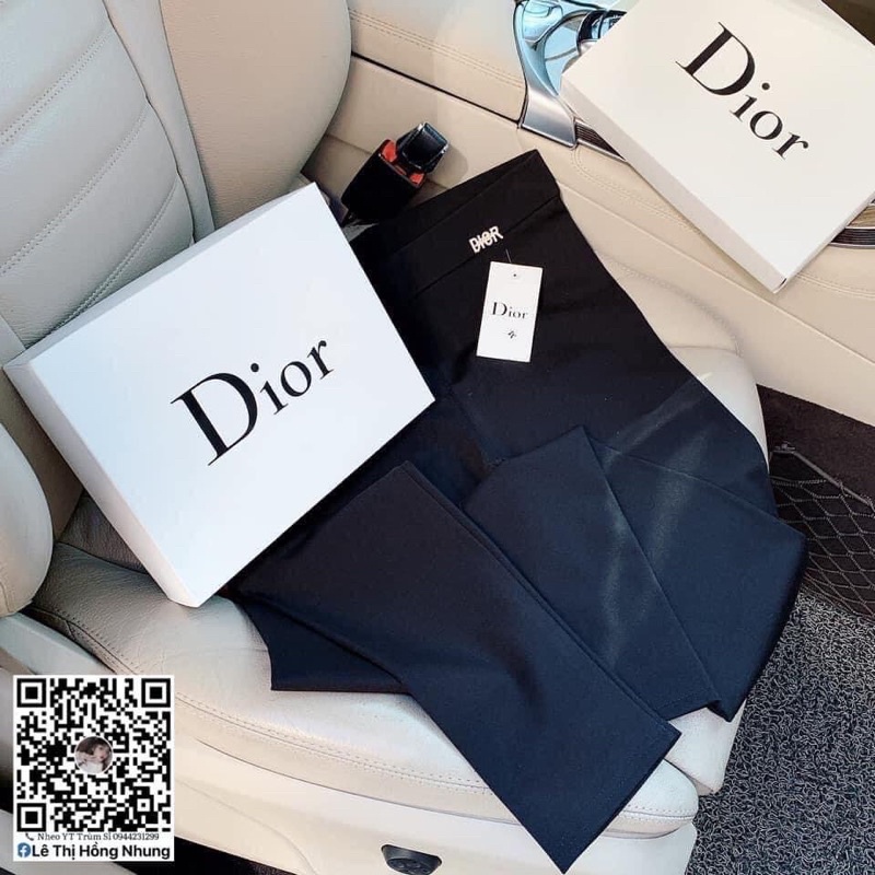 QUẦN LEGGING CẠP CAO NỮ DIOR GẮN ĐÁ CHẤT COTTON LOẠI 1 CAO CẤP CO GIÃN KHÔNG BỤC CHỈ FULL HỘP | WebRaoVat - webraovat.net.vn