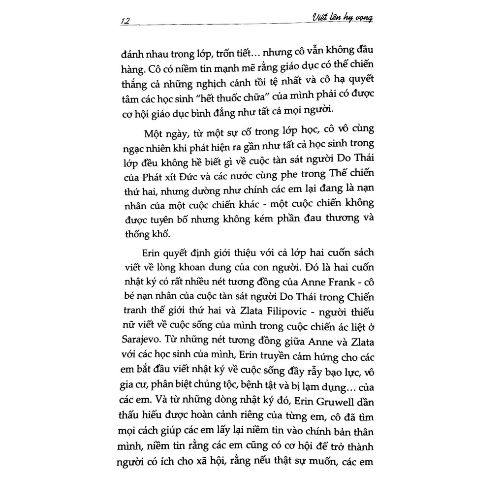 Sách - Viết Lên Hy Vọng - Thái Hà