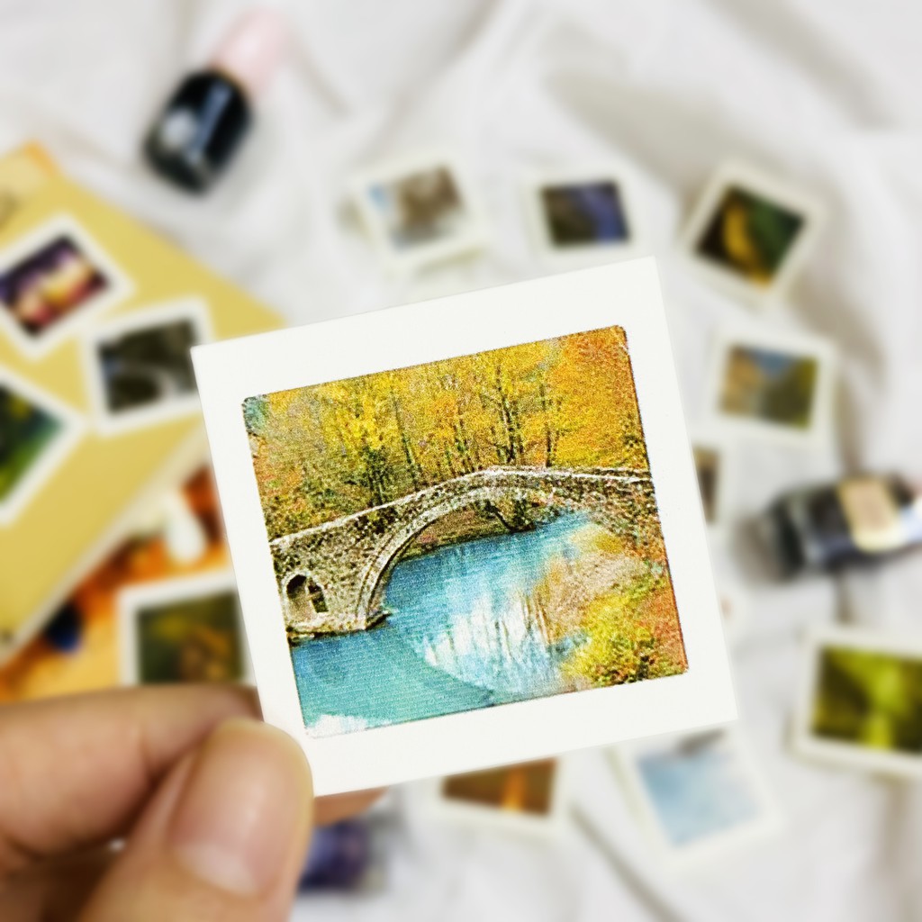 Bộ 20 sticker lomo cảnh đẹp, beautiful places dán trang trí Bullet Journal,laptop, máy tính bỏ túi, vali,..