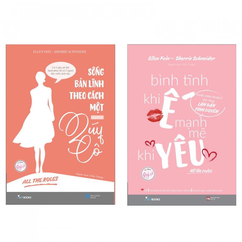 Sách - Bình Tĩnh Khi Ế + Mạnh Mẽ Khi Yêu Và Sống Bản Lĩnh Như Một Quý Cô (lẻ, combo tuỳ chọn)