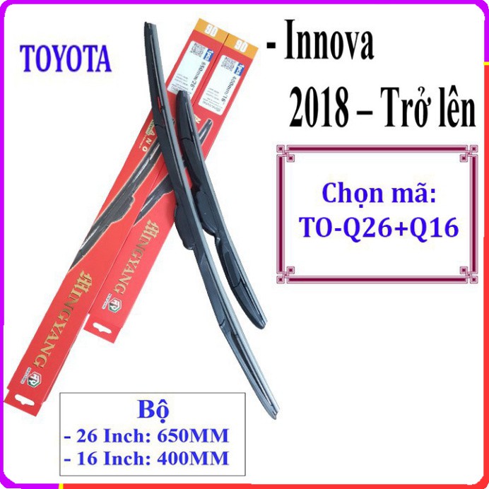 Sản Phẩm CẦN GẠT MƯA INNOVA ĐỜI TỪ 2018 TRỞ LÊN - VÀ TẤT CẢ CÁC DÒNG XE KHÁC CỦA TOYOTA