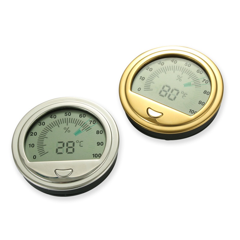 Máy Đo Độ Ẩm Kỹ Thuật Số Cho Thuốc Lá Điện Tử Phạm Vi 60-90°C Máy Đo Độ Ẩm 65-70RH 2 Màu
