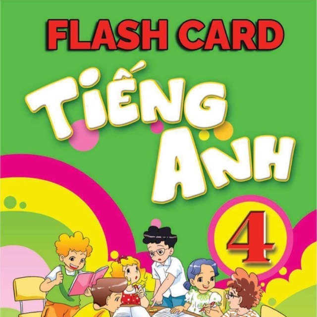 Thẻ tiếng Anh lớp 4, a5 2 mặt