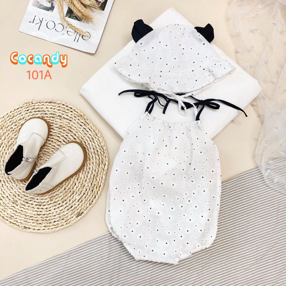 [Cocandy Official Store] Set bodysuit họa tiết hoa nhí cho bé