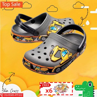 dép cross cho bé💖FREESHIP💖dép cross cho bé DEPCROSSKID tặng thêm 6 jibitz cross