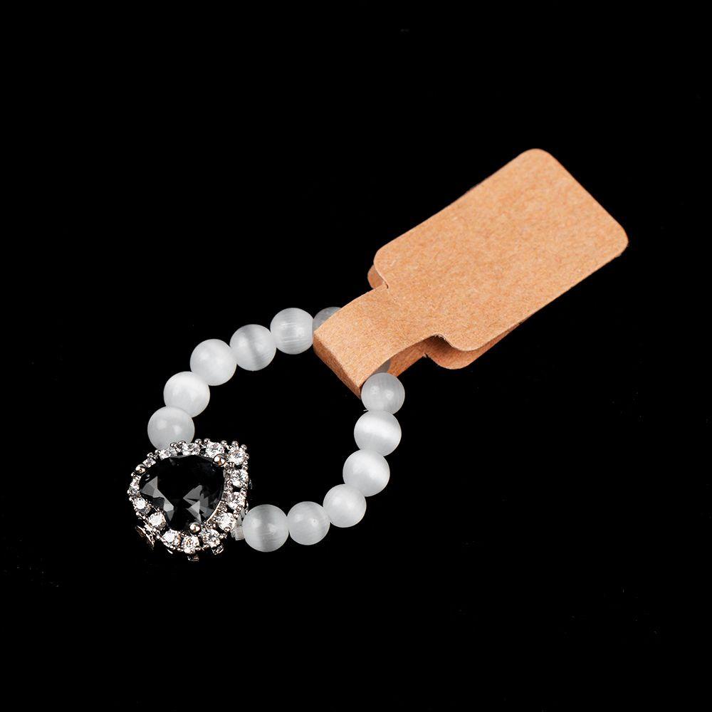 Set 100 Thẻ Giấy Màu Nâu / Trắng Làm Vòng Tay Trang Sức