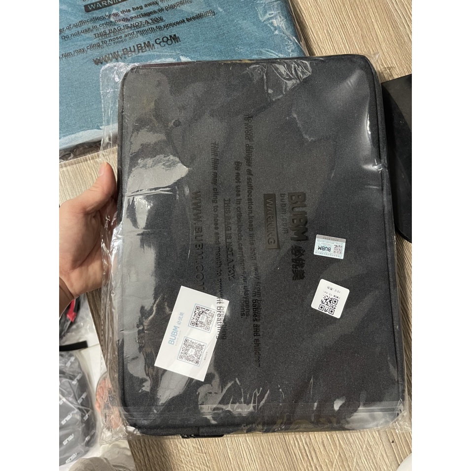 [Rẻ vô địch] Túi Chống sốc laptop vải bố siêu mỏng có lót nhung 13-15 inch wick H991
