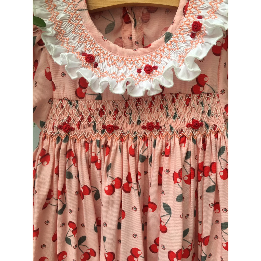 ĐẦM SMOCK QUẢ CHERRY