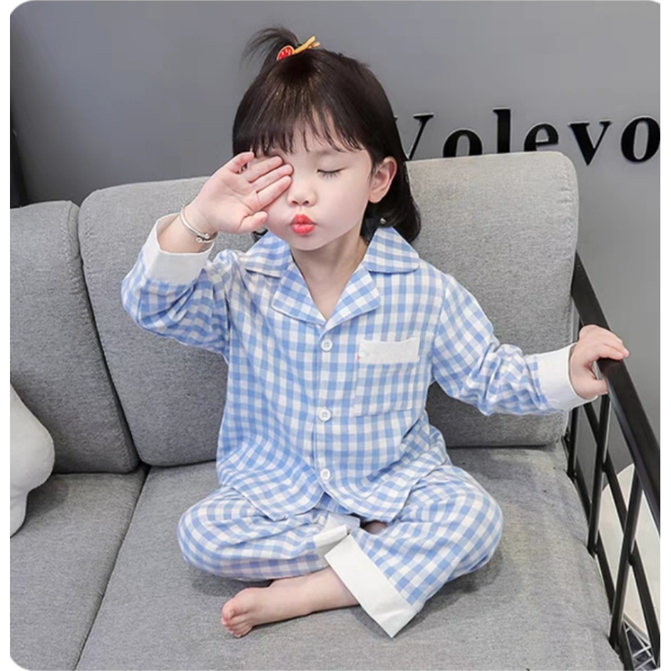 Bộ Pizama dài tay cao cấp cho bé gái 8-20kg