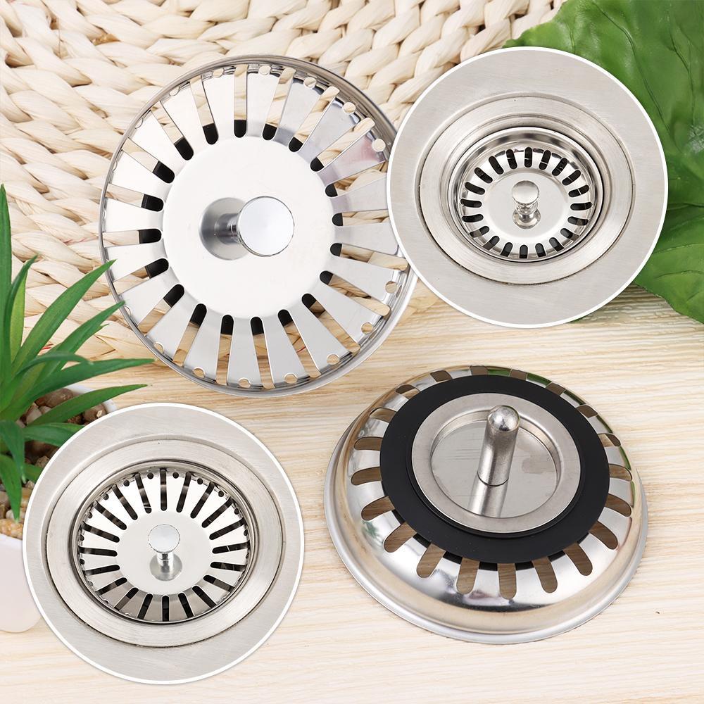 Nắp Đậy Cống Thoát Nước Bồn Rửa Chén Bằng Thép Không Gỉ 304 79mm