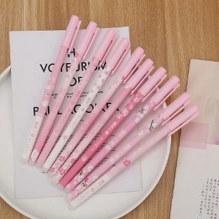 Beauty Cherry Blossom Mo Dễ dàng loại bỏ Bút trung tính Cô gái Trái tim Hồng ma sát Bút nước Học sinh Bàn chải nhạy cảm nhiệt