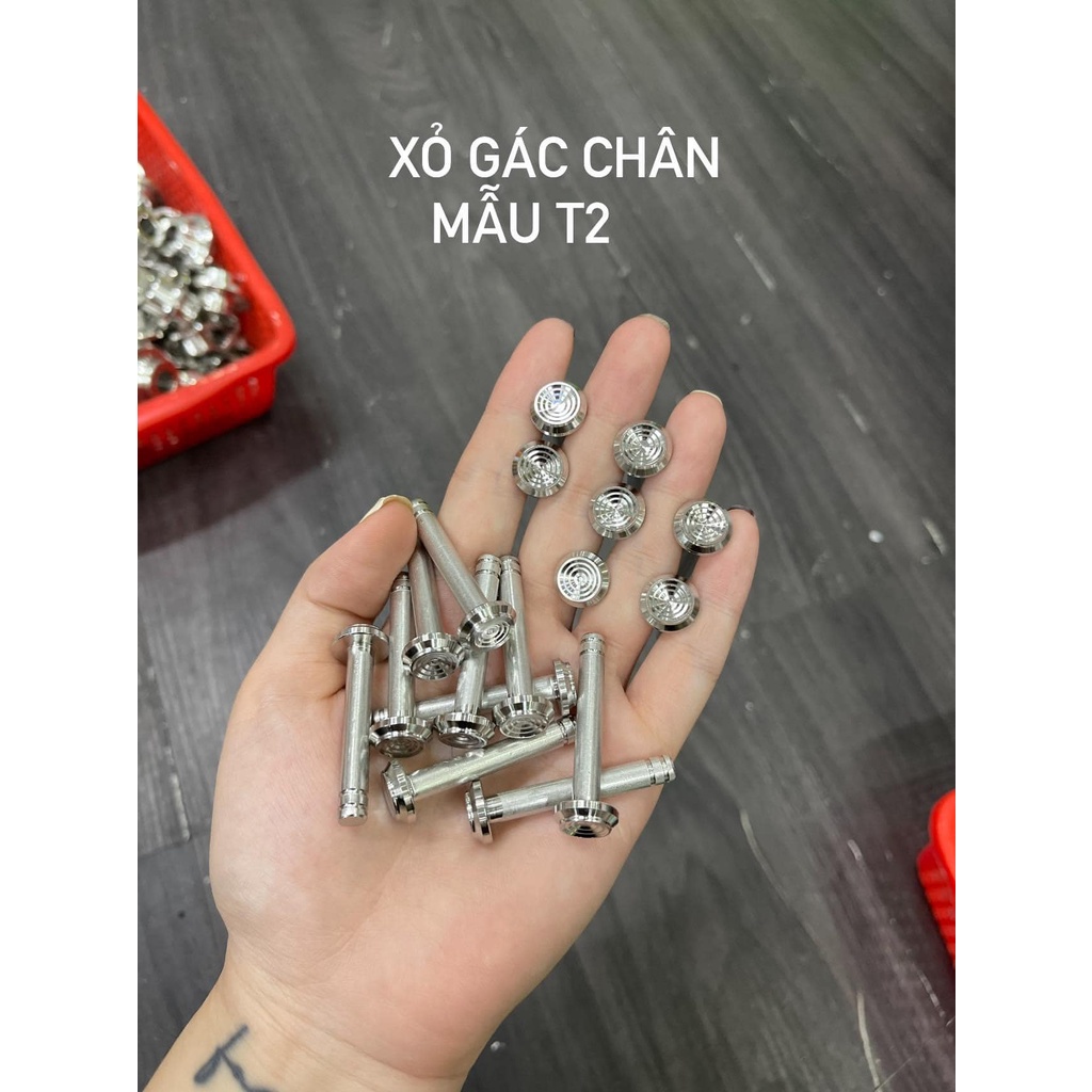 Cốt xỏ gác chân honda 6mm kèm phe gài inox 304 lắp cho wave dream winner và các dòng xe hãng honda