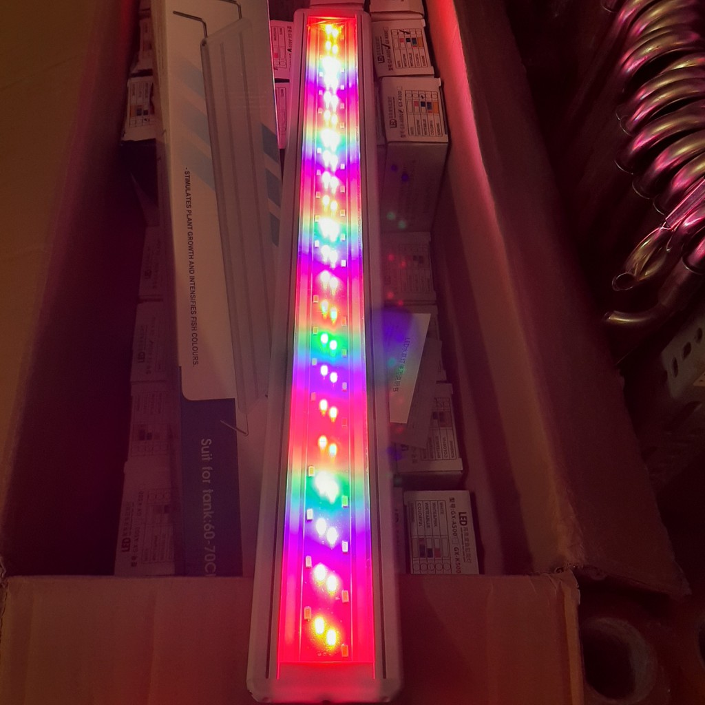 Đèn LED 6 DÃY (4 DÃY) + 3 CHẾ ĐỘ MÀU | Đèn Led Thuỷ Sinh Màu WRGB Siêu Sáng - Giá Rẻ