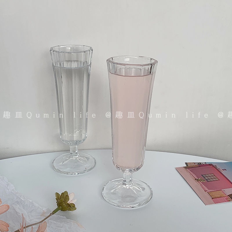 Ly Thủy Tinh Uống Rượu/Cà Phê Kiểu Pháp Sang Trọng Kính/CốC ThủY Tinh UốNg SâM Panh Sang TrọNg