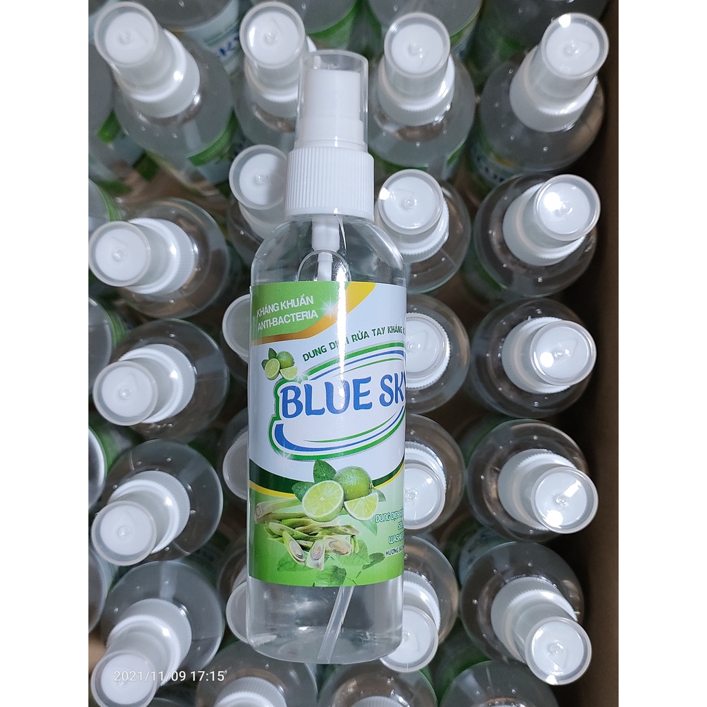 Xịt Rửa Tay kháng khuẩn Làm Sạch Vượt Trội, X3 Dưỡng Ẩm Không Gây Khô Da BLUE SKY 100ml (Chai) | BigBuy360 - bigbuy360.vn