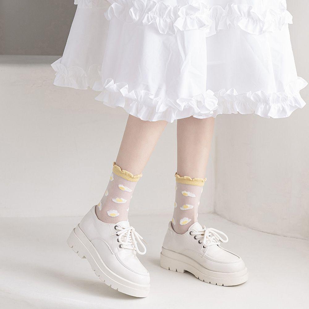 Vớ Lưới Xuyên Thấu Màu Sắc Cầu Vồng Đáng Yêu Dành Cho Bé Gái BACK2LIFE