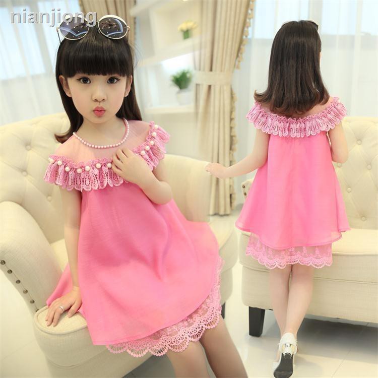 Chân Váy Chiffon Hàn Quốc Mùa Hè Mới 2018 Cho Bé Gái