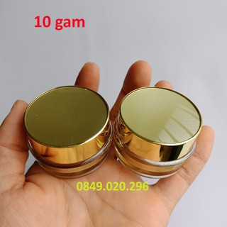 Combo 10 hũ chiêt 10g màu vàng cao cấp