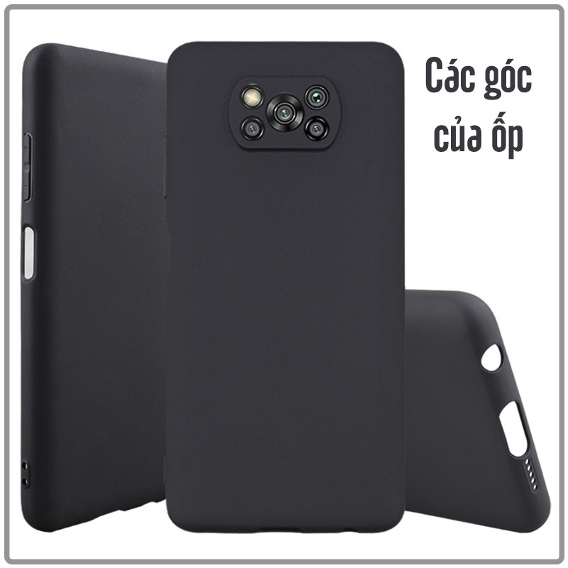 Ốp lưng cho Xiaomi Poco X3 NFC nhựa dẻo TPU Đen - che camera