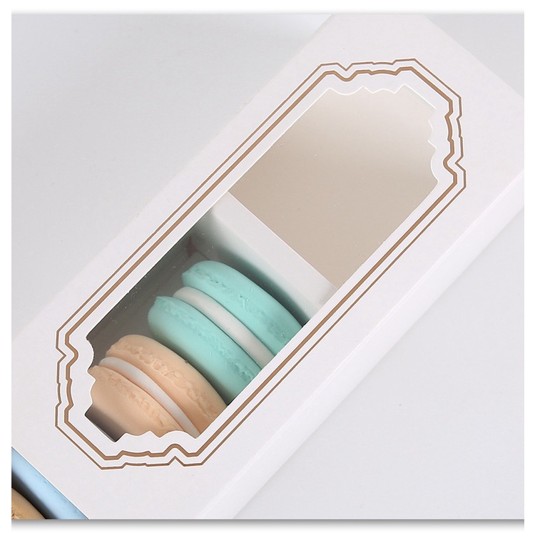 Hộp Đựng Bánh Macaron Bằng Giấy Tiện Dụng