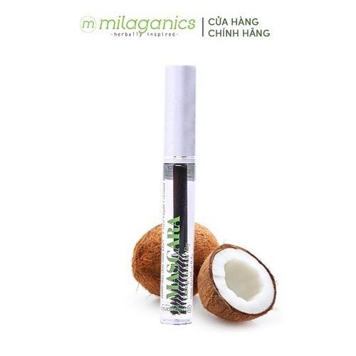 Combo Mascara Dưỡng Mi Dầu Dừa MILAGANICS 5ml + Tinh Chất Dưỡng Môi Lip Gloss MILAGANICS 5ml | BigBuy360 - bigbuy360.vn