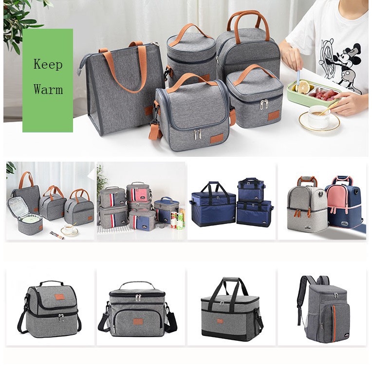 Túi Đựng Hộp Cơm Giữ Nhiệt Chất Liệu Vải Oxford | BigBuy360 - bigbuy360.vn