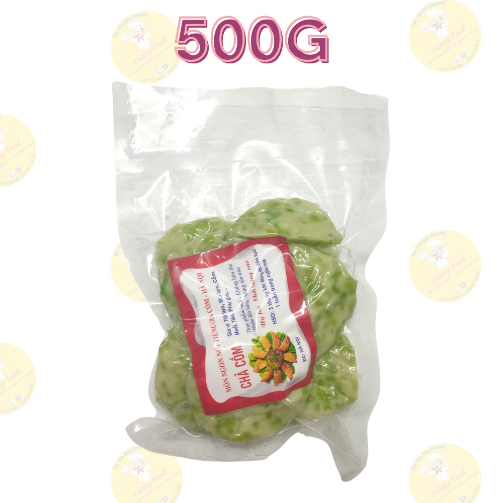 Chả Cốm Hà Nội – Chả Cốm 500g –  – Funnyfood